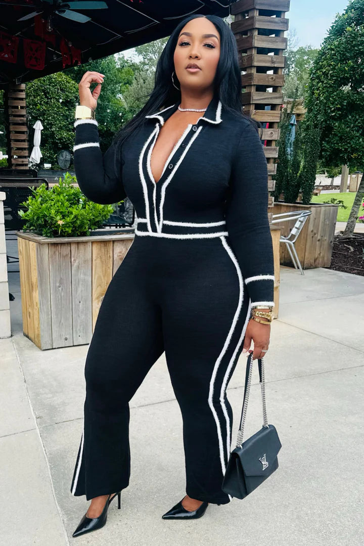 Fur Real Business Fur Knit Jumpsuit – On the Runway Fashion