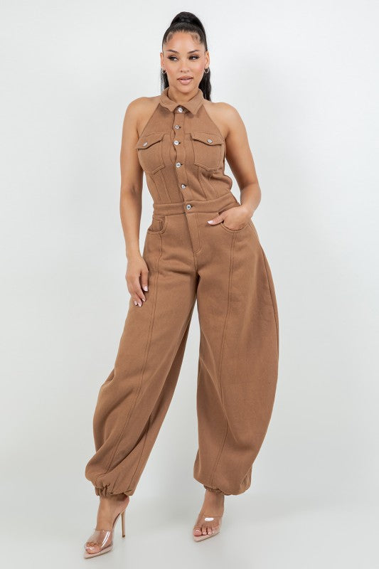 Downtown Girl Balloon Jumpsuit