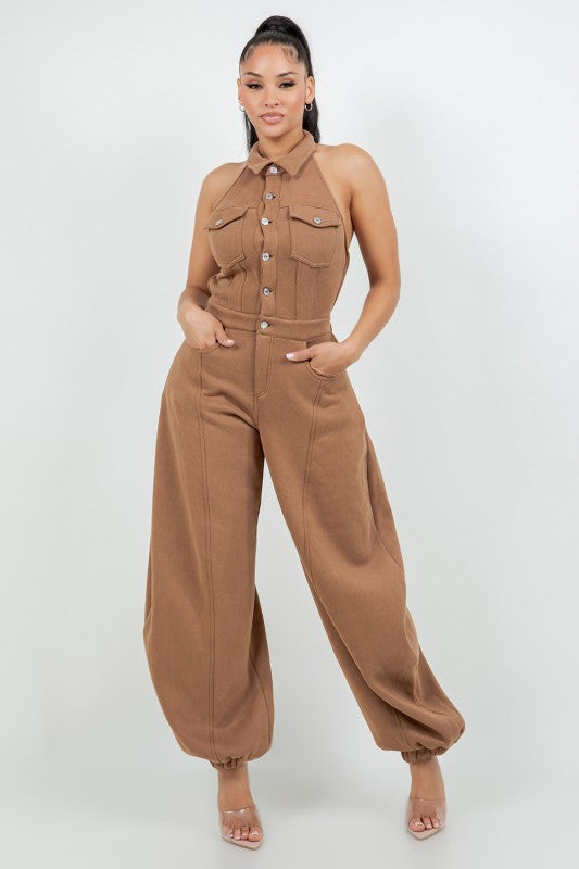 Downtown Girl Balloon Jumpsuit