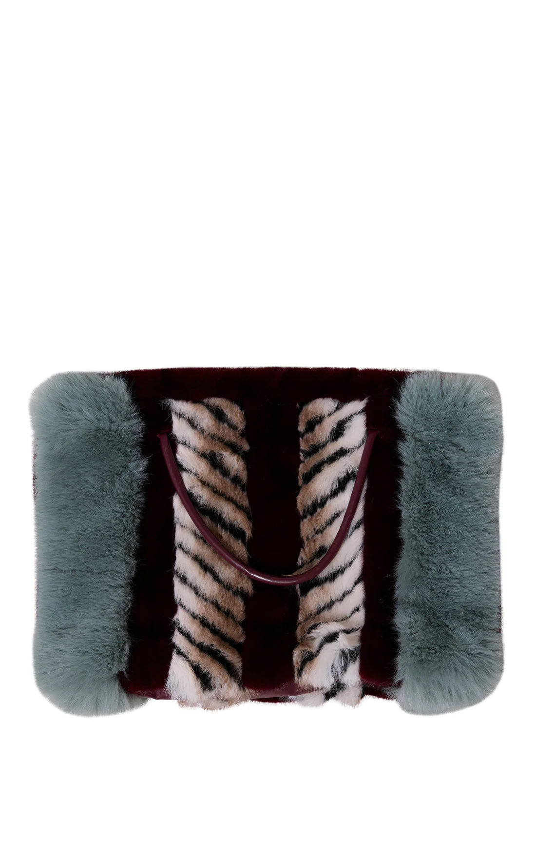 ROXANA-MULTI FAUX FUR HANDBAG