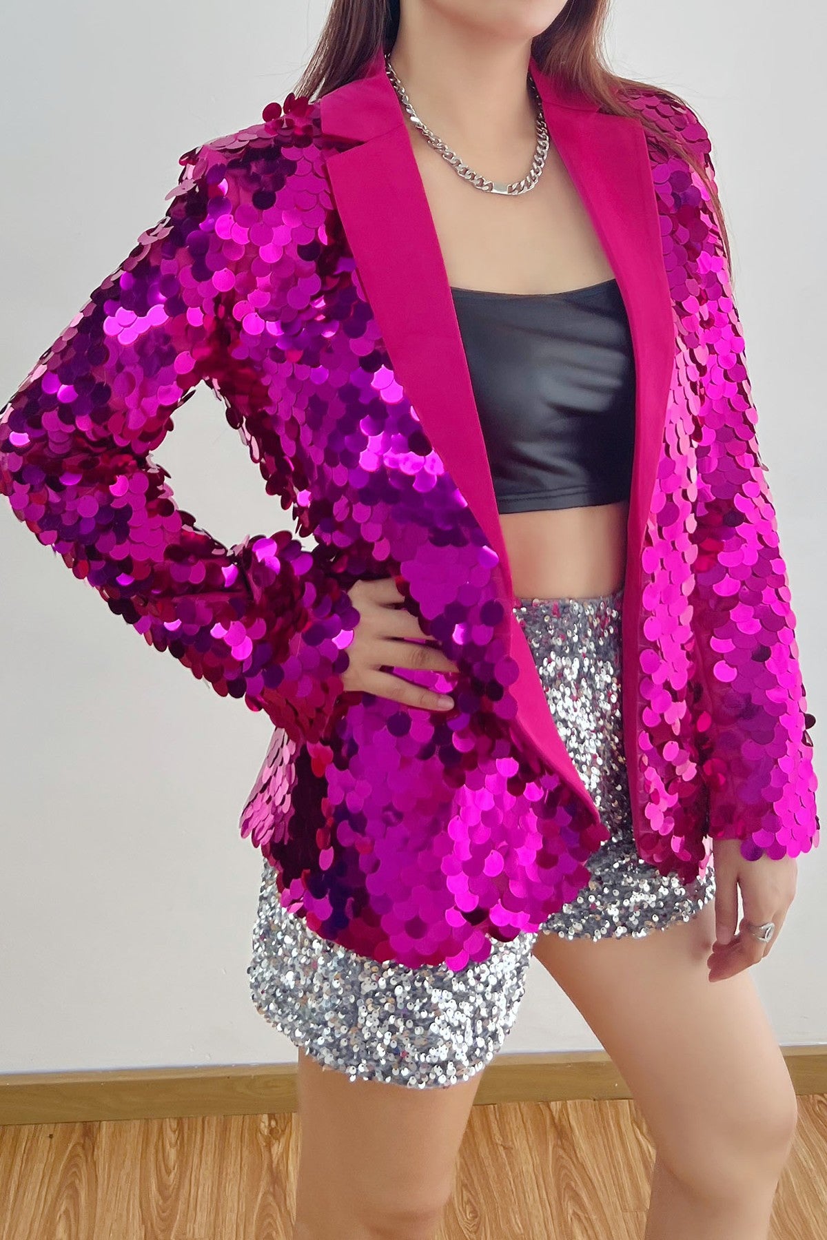 touch of sparkle Blazer - On the Runway Fashion