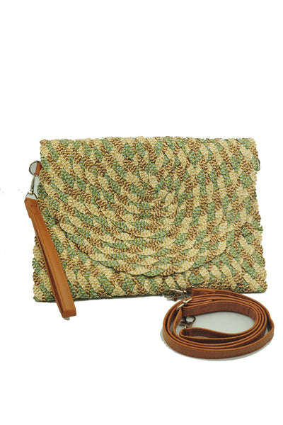 Straw mini clutch - On the Runway Fashion