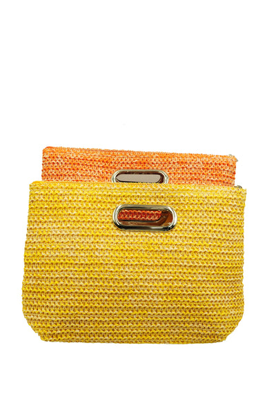 Colored Straw Clutch - On the Runway Fashion
