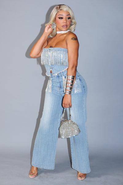 Two Piece Fierce Jean Set