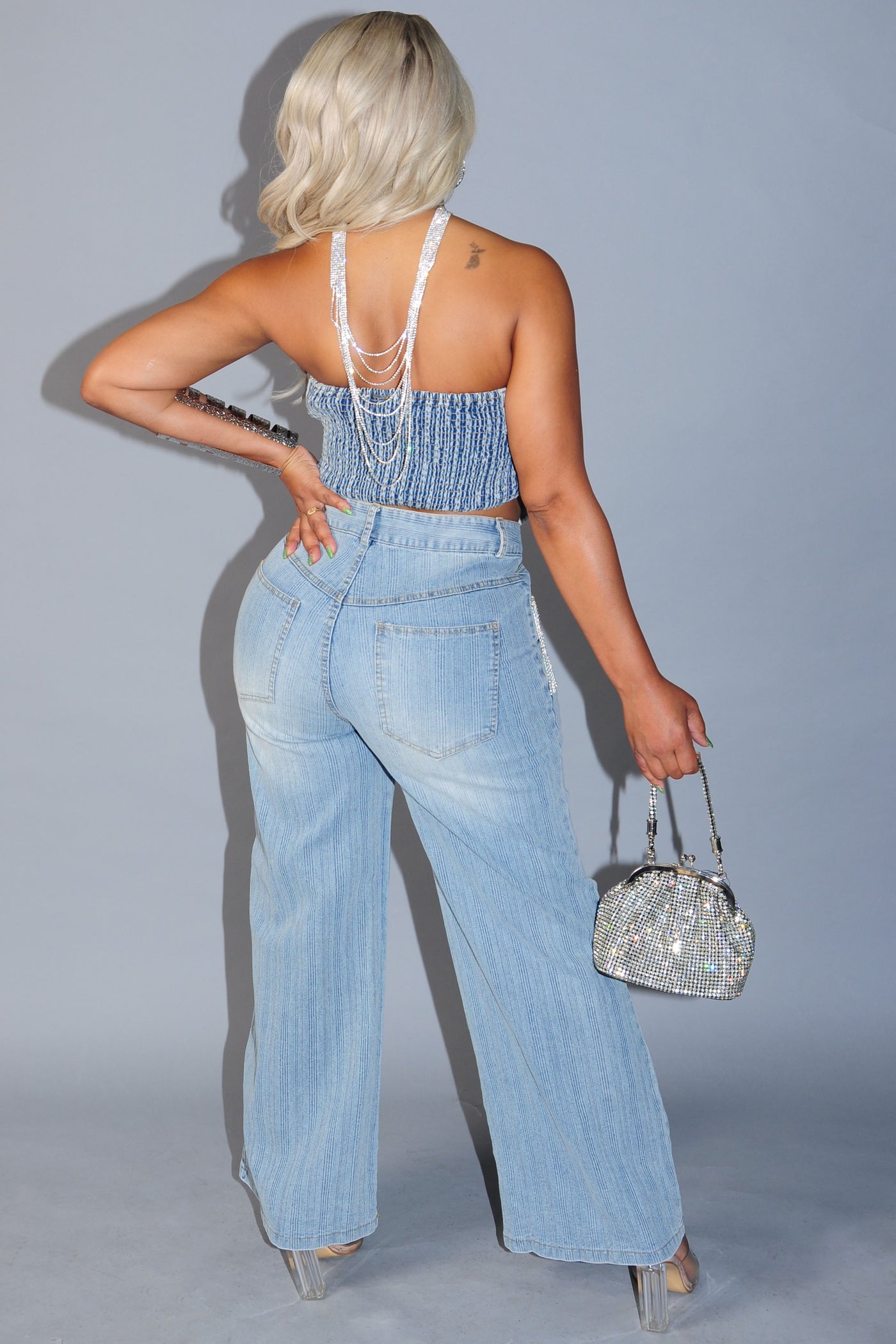 Two Piece Fierce Jean Set