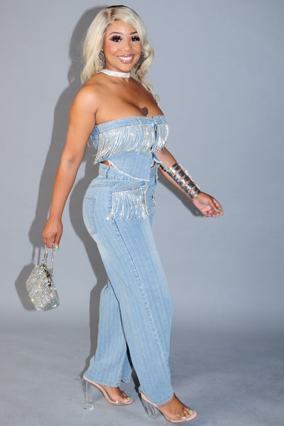 Two Piece Fierce Jean Set