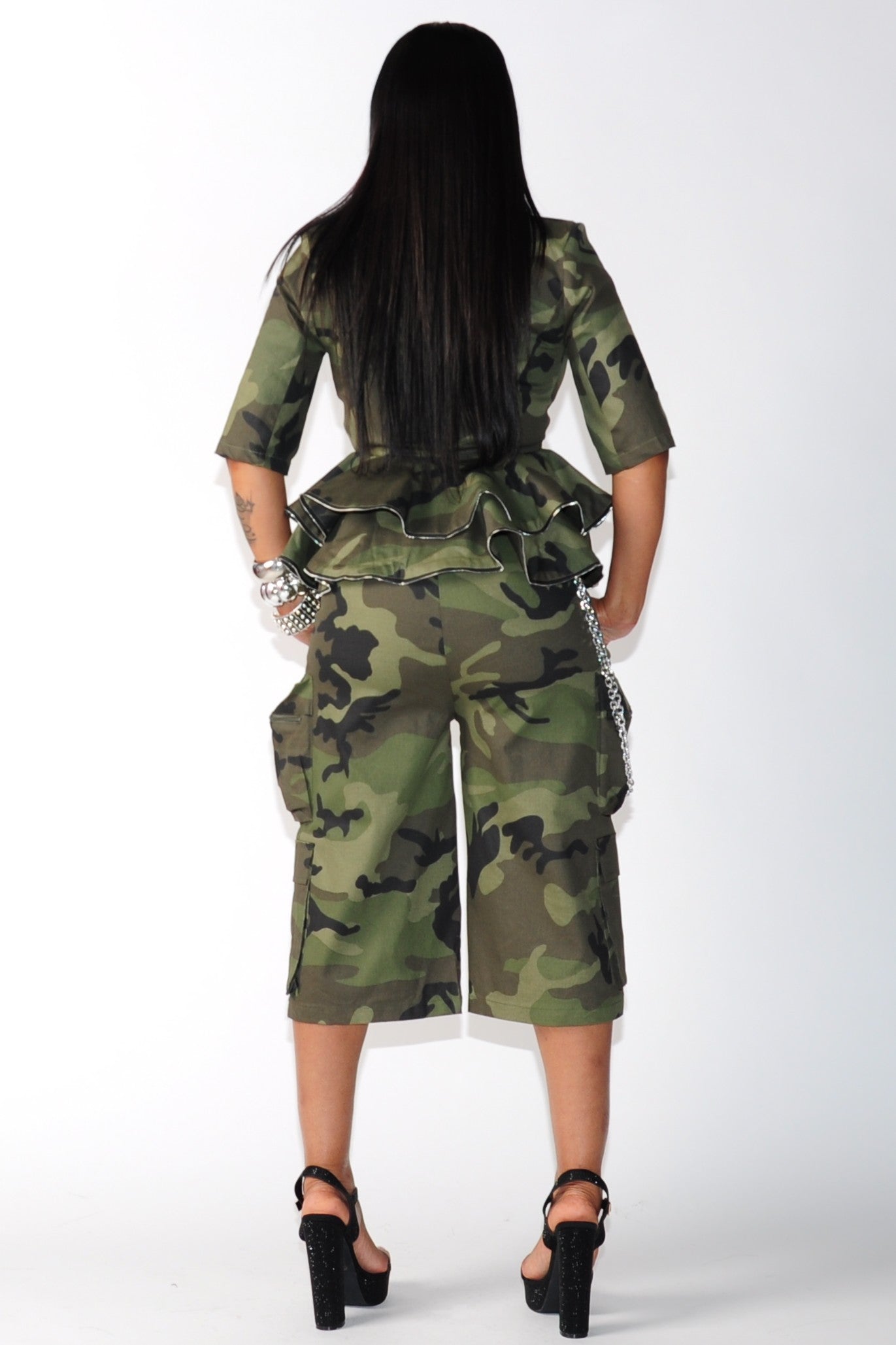 Camouflage Shorts - On the Runway Fashion
