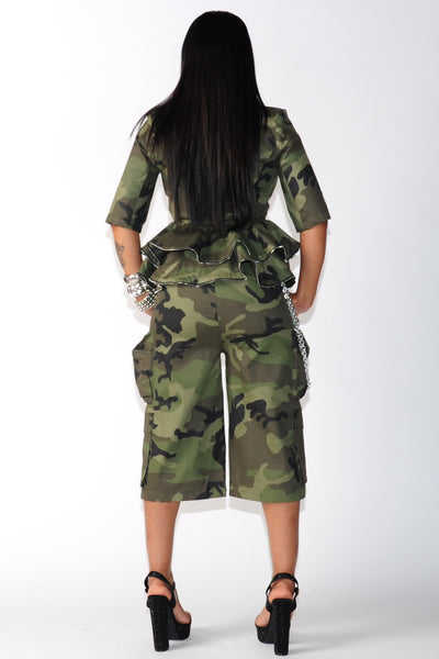 Camouflage Shorts - On the Runway Fashion