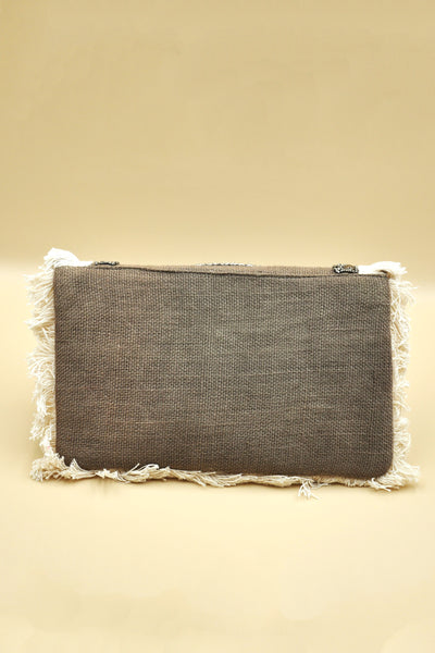 Brown Boho clutch bag - On the Runway Fashion