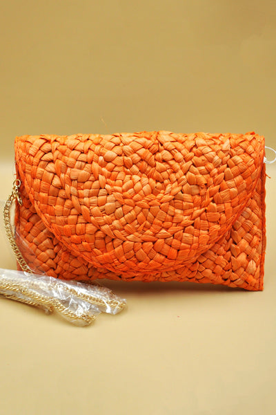 FARVALUE Women Straw Clutch Summer Straw Beach Bag - On the Runway Fashion