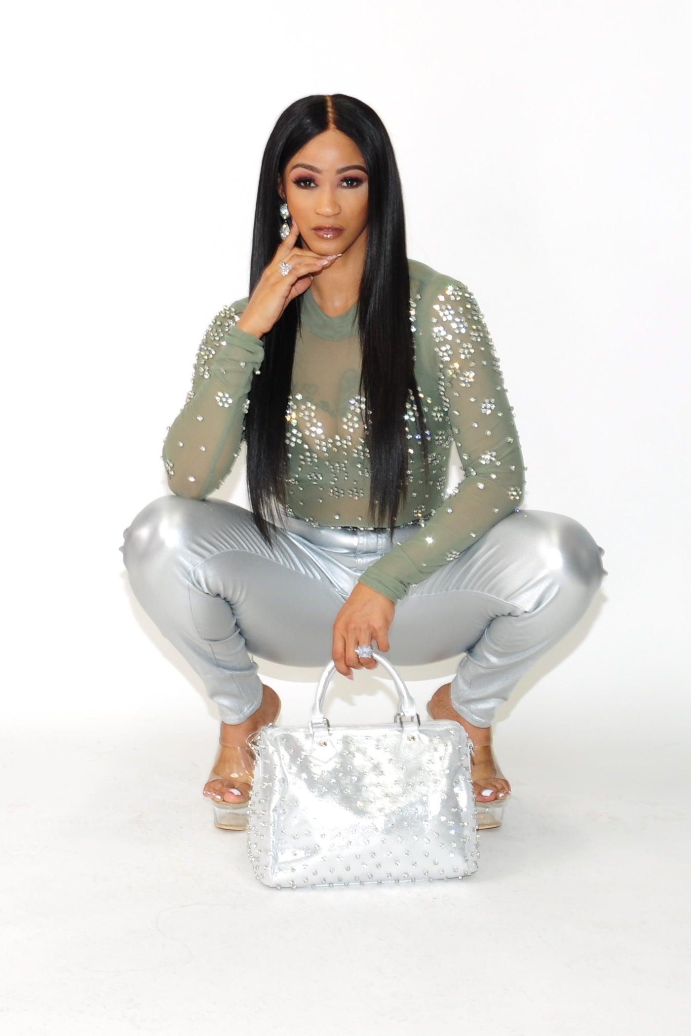 See Through Mesh top - On the Runway Fashion