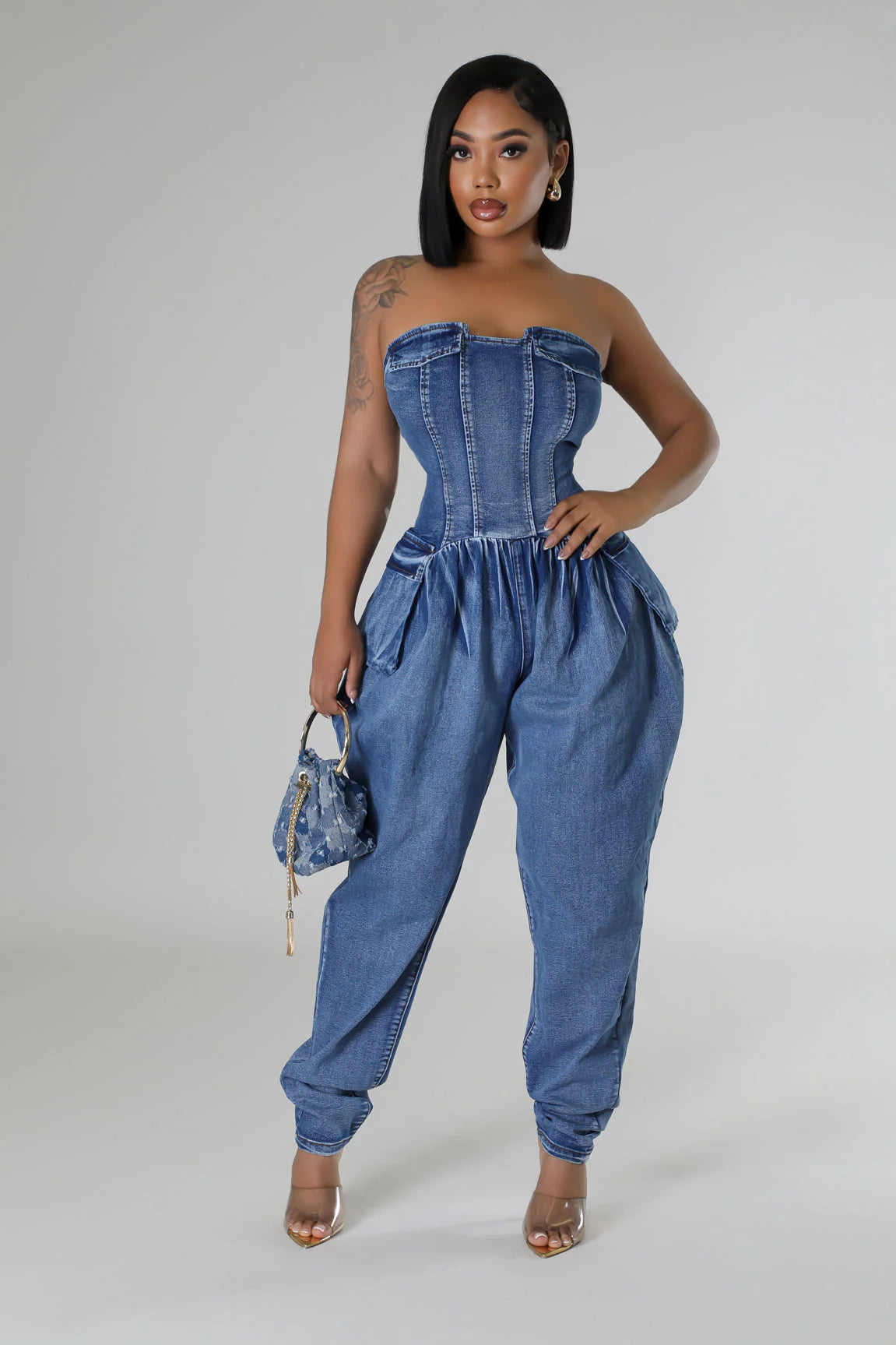 Halter Jean Jumper