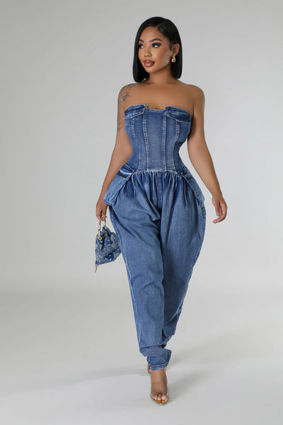 Halter Jean Jumper