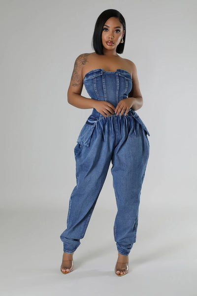 Halter Jean Jumper