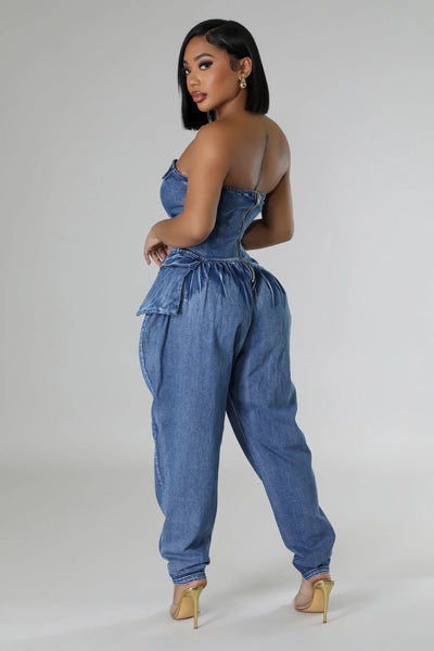 Halter Jean Jumper