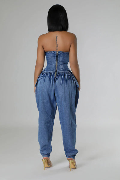 Halter Jean Jumper