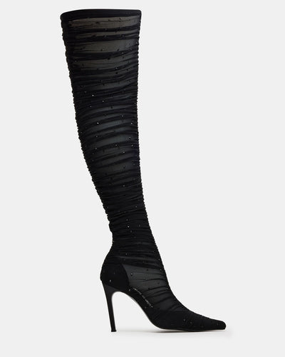 RASHIDA BLACK MESH boot