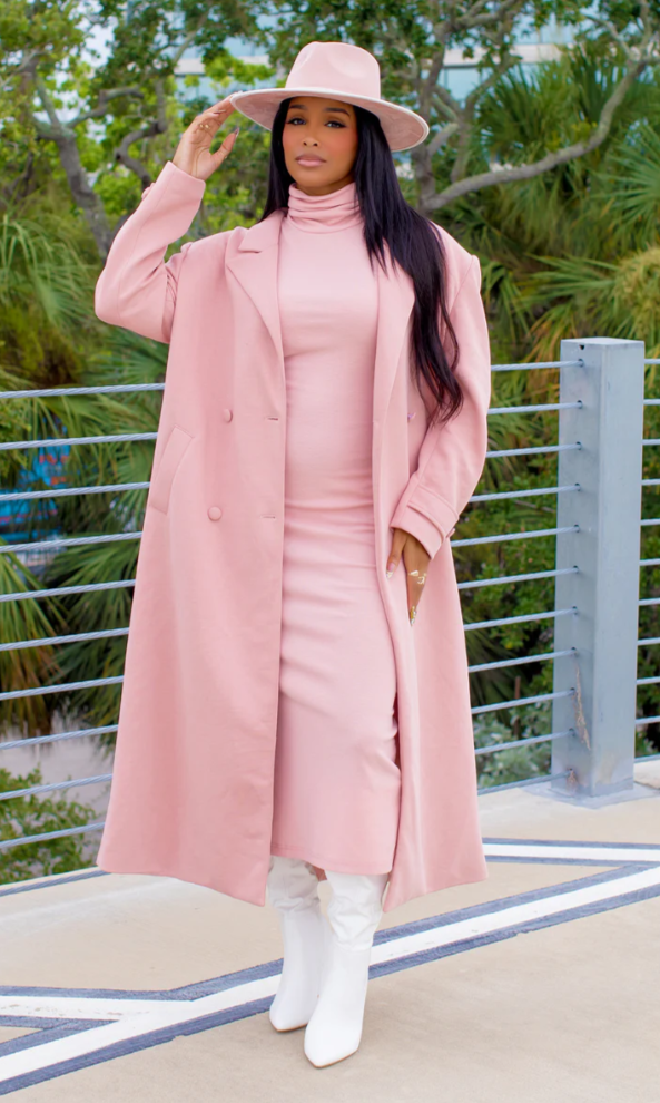 Blush Power Dress Coat Set