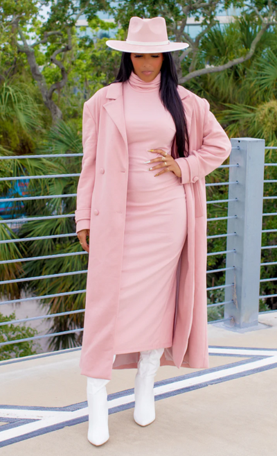 Blush Power Dress Coat Set