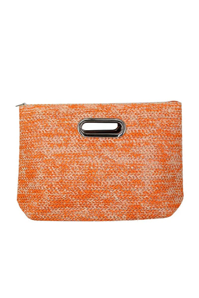 Colored Straw Clutch - On the Runway Fashion