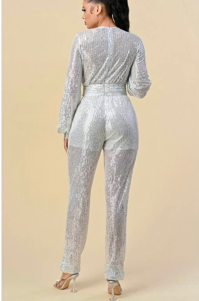 v neck jumpsuit - On the Runway Fashion