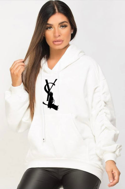 YSL Hoodie (BLACK ONLY) - On the Runway Fashion