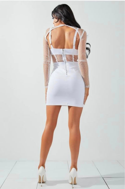 Corset bustier mini dress - On the Runway Fashion